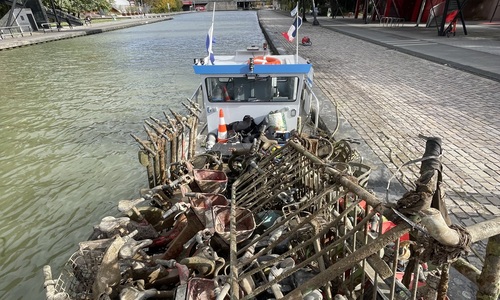 Reinigung des Flusses